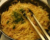 A picture of step 8 of Tuna & Cabbage Spaghetti Pasta.