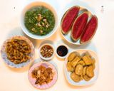 Hình bước làm 3 của món Tuần 2: Canh hoa thiên lý nấu tôm