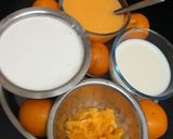 A picture of step 1 of Orange Tang Ice cream.