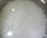 A picture of step 1 of Sabudana vada.