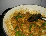 A picture of step 4 of Chicken jalfrezi.