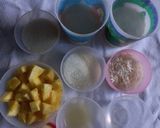 Foto del paso 1 de la receta: Panna cotta con coulis de piña