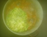 A picture of step 5 of Fresh okra with snails.