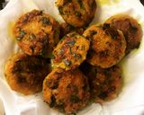 A picture of step 3 of Leftover Brown Rice Cutlet.