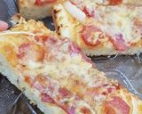 Foto langkah ke 9 dari resep Pizza smoked beef mozarella cheese.