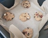 Une image de l'étape 3 de Cookies noisettes et chocolat à l'air fryer !.