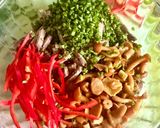 A picture of step 3 of Salad with Boiled Beef and Pickled Honey Mushrooms.