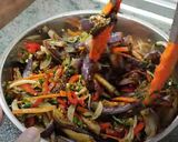 Foto del paso 6 de la receta: Berenjenas al estilo coreano. Ensalada de berenjenas