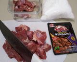Foto langkah ke 1 dari resep Rendang Daging 30 Menit.