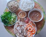 Hình bước làm 3 của món BÚN mắm nêm Đà Nẵng (Phiên bản nhà tôi 😛😘)