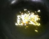 A picture of step 1 of Custard powder barfi.
