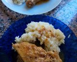 Foto del paso 4 de la receta: Pollo y bondiola de cerdo en salsa de mostaza y hongo