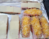 Foto del paso 5 de la receta: Pizza de berenjena con jamón dulce