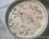 A picture of step 6 of Tutty fruity Cake.