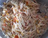 A picture of step 6 of Veg. Sevaiya upma.