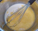 Hình bước làm 1 của món Crepe trà xanh