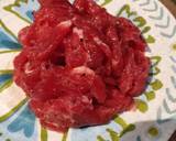 Sauteed Leeks and Beef
