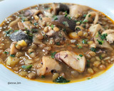 Foto del paso 8 de la receta: Guiso de lentejas con calamar y setas