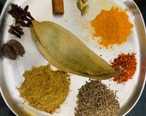 A picture of step 1 of Veg Biryani.