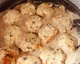 Foto del paso 4 de la receta: Albóndigas de pollo en Salsa de Almendras!!