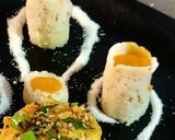 A picture of step 5 of SEMOLINA DHOKLA SHOT GLASS with MONGO RAS (ras - dhokla).