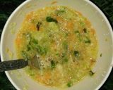 A picture of step 1 of Omelette bread disc.