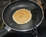 A picture of step 4 of Eggless Pancakes.