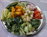 সব্জির নবরত্ন (sobji r Navratna recipe in Bengali) রেসিপি ধাপ - 1 ছবি