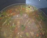 A picture of step 3 of Chicken manchow soup.