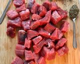 A picture of step 1 of Gnocchi with Goulash - A Borderland Dish.