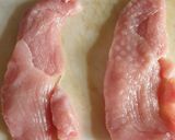 A picture of step 1 of Homemade Chicken Cordon Bleu.
