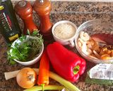 Foto del paso 1 de la receta: Mariscos saborizados, con arroz y Spirulina. #MERCADO #entrenado