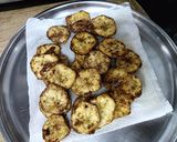 A picture of step 5 of Masala Banana Chips.