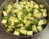 Foto del paso 1 de la receta: Calabacitas con jamón