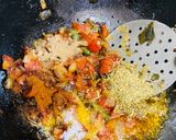 A picture of step 3 of Chatpate Tamatar Aloo.