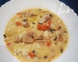 Tárkonyos raguleves recept fázis 5 fotója