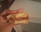 Foto del paso 14 de la receta: Alfajores de limón rellenos con dulce de leche y corazón de ganache de chocolate