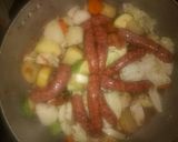 صورة لخطوة 1 من وصفة ارز بالخضر والشمبينيو والمرڨاز 🍵