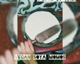 A picture of step 3 of Vegan cheesy momo.
