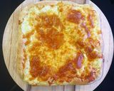 Foto langkah ke 9 dari resep Pizza Mozarella Empuk.