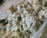 A picture of step 2 of Vegan Mushroom & "Jackfruit" Beef Stroganoff.