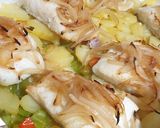 Foto del paso 3 de la receta Bacalao con cebolla caramelizada al horno