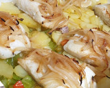 Foto del paso 3 de la receta: Bacalao con cebolla caramelizada al horno