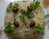 A picture of step 5 of Masala Peanut Rice.
