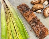 A picture of step 2 of Oven baked Salmon with mom’s handpicked sumac.
