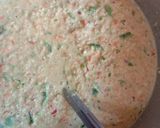 A picture of step 1 of Veggie Oats Chilla with green chutney.