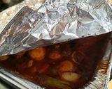 Foto del paso 8 de la receta: Pollo con jugo al horno