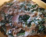 A picture of step 2 of Spinach omelette.
