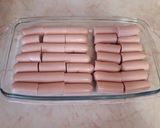 Virslivel töltött croissant recept fázis 6 fotója