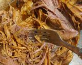 Une image de l'étape 10 de Pulled Pork sauce barbecue.